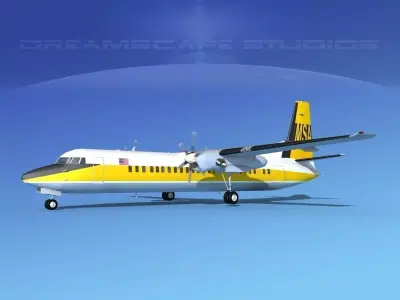 Fokker F-60 MSA 3D model