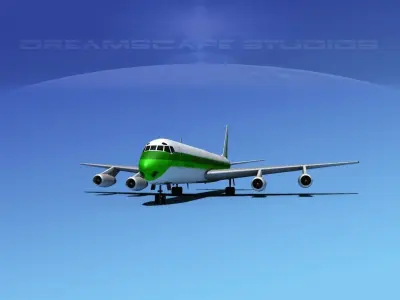 Douglas DC-8-63 Corporate 2 3D model