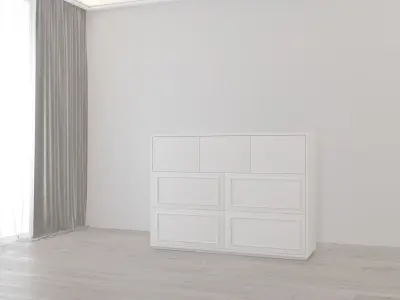 BEDROOM CABINET  Free low-poly 3D model