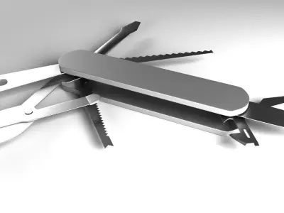 Knife Multifunction 3D model