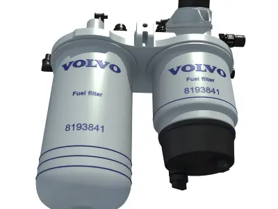 3D Fuel Oil Filter 3D model