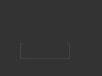 Cable Tray 150mm x 3000mm TYPE2 3D model
