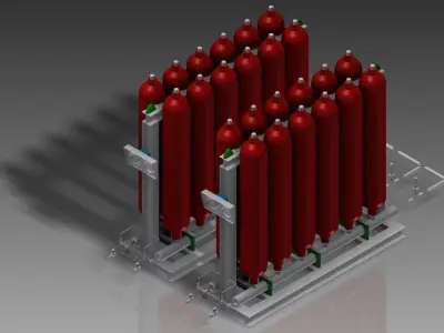 Accumulator Skid Free 3D model