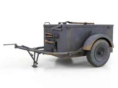 SD AH 51 - Trailer 3D model