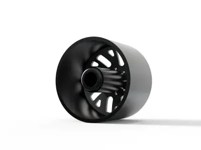 FRONT SPECIALITY FORGED D022 WHEEL 3D MODEL 3D model