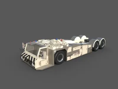 AIRPORT TRUCK MK 4 Low-poly 3D model