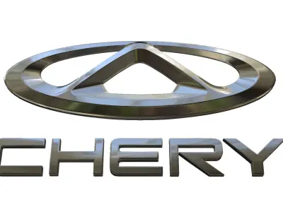chery logo 3D model