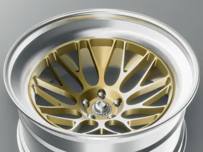 HRE 300 classic-W Low-poly 3D model