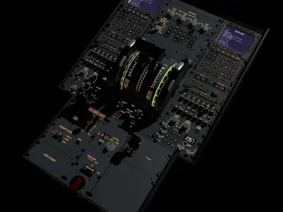 Lower Pedestal compiled Low-poly 3D model