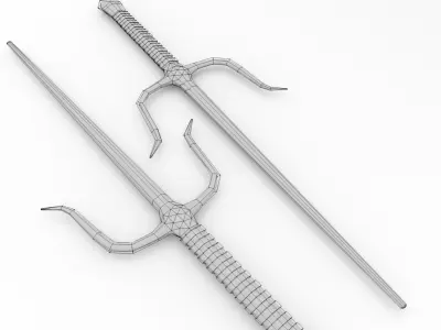 Japanese Sai 3D model