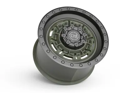 Black Rhino Abrams Olive Drab Green 3D model