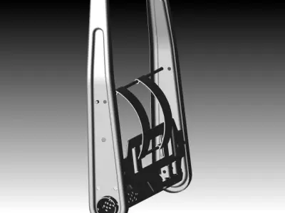 Back Seat Frame 3D model