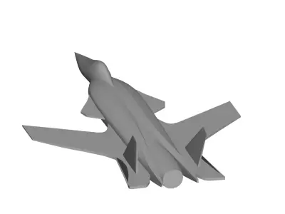 Sukhoi Su-47 3D model