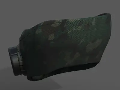 Gas mask helmet scifi fantasy armor hats military Low-poly Low-poly 3D model