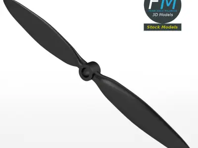 Airplane propellers 3D model