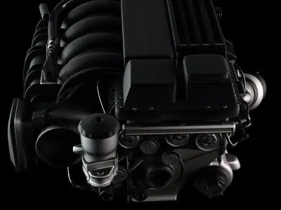 Car Engine 2 3D model