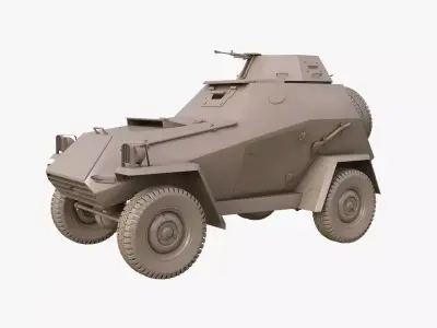 BA 64 Clay Mental Ray 3D model