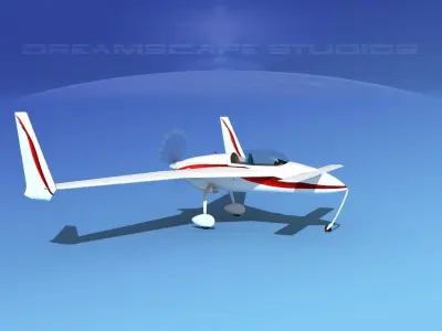 Rutan VariEze V12 3D model