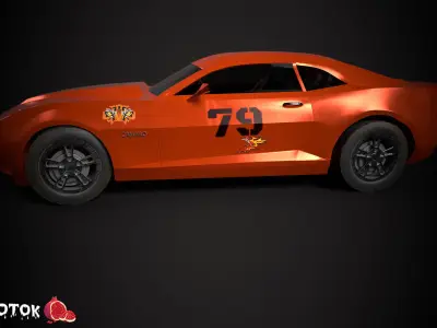 Chevrolet Camaro Free low-poly 3D model