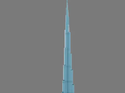 Burj Khalifa 3d Model  3D model