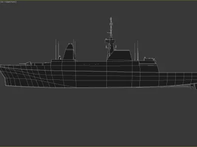 Navy Ship Formidable 3D model