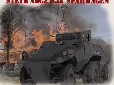 Steyr Adgz Spahwagen M35 3D model