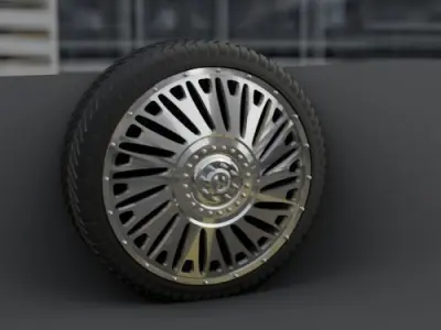 WHEEL FOR CUSTOM TRUCK 21F FRONT AND DOUBLED BACK 3D print model