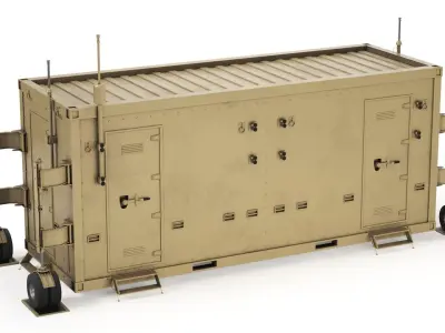 UAV Ground Control Station Container 3D model