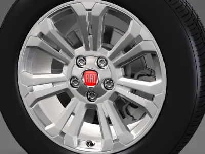 Fiat Talento Van wheel 2016 3D model