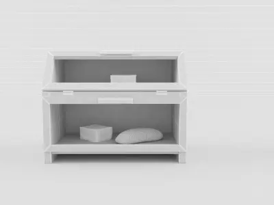 bread box 3D model purchase