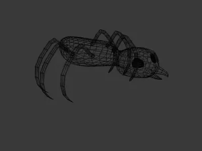 Bug Monster Alien model Low-poly 3D model