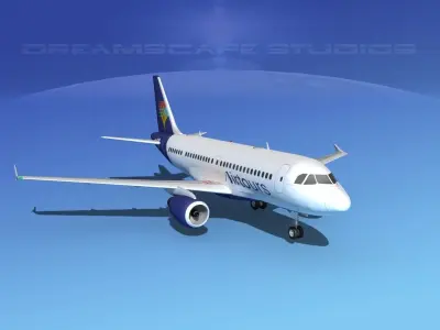 Airbus A319 Air Tours 3D model
