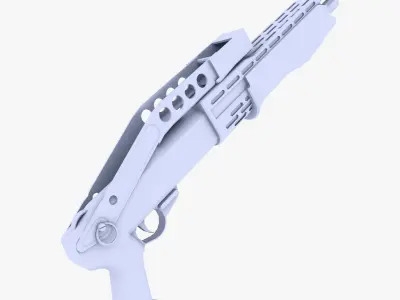 Spas 12 Shotgun Low-poly 3D model purchase