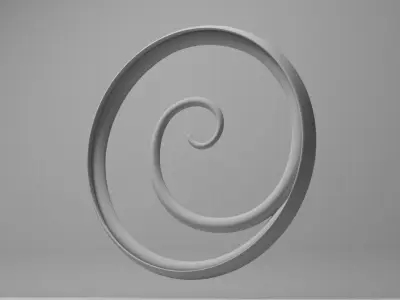 Stairway spiral - Casa Batllo - Gaudi Free 3D model