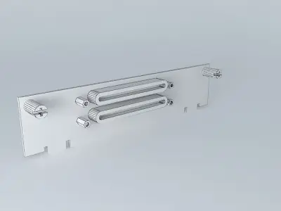 Cisco WIC-2T Interface 3D model