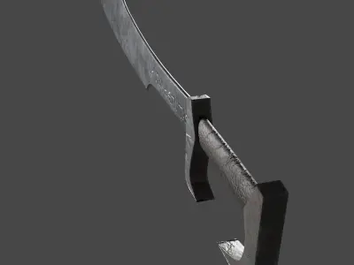 Spartan Sword Low Poly Low-poly 3D model