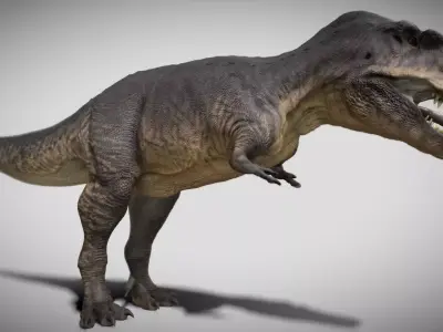 The Ultimate Tarbosaurus bataar Low-poly 3D model