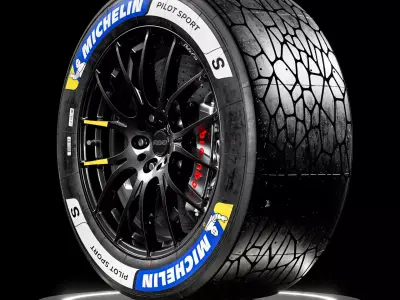 MICHELIN Pilot Sport Hypercar GTP 29 71 18 S 3D model