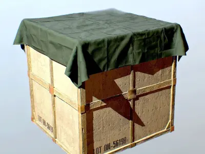 Drop Supply PBR 3d Model Low-poly 3D model