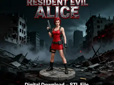 ALICE - Resident Evil 3D print model
