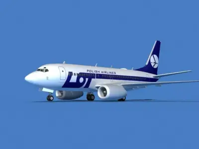 Boeing 737 MAX 7 LOT 3D model