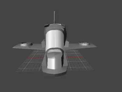 Helicopter spacecraft Free 3D model