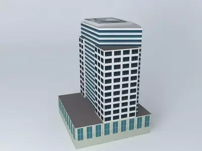 Portland Tower Free 3D model