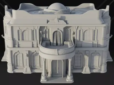 Palace for Tabletop RPGs 3D print model