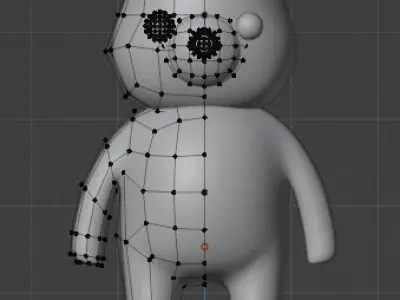 Low poly bear Free 3D model