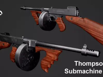 WW2 Weapon 3D model