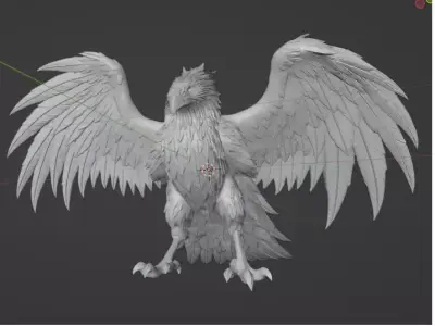 ave aguila bird halcon Free 3D print model
