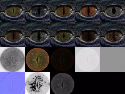 Creature Eyes Vol 05 - PBR Texture