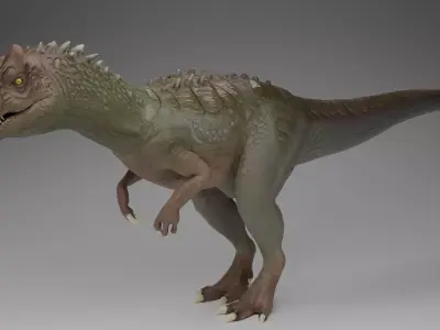 Allosaurus Dinosaur Low-poly 3D model