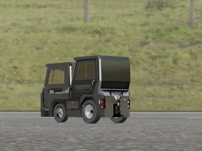 Aviation Towing TUG Tractor 3D model